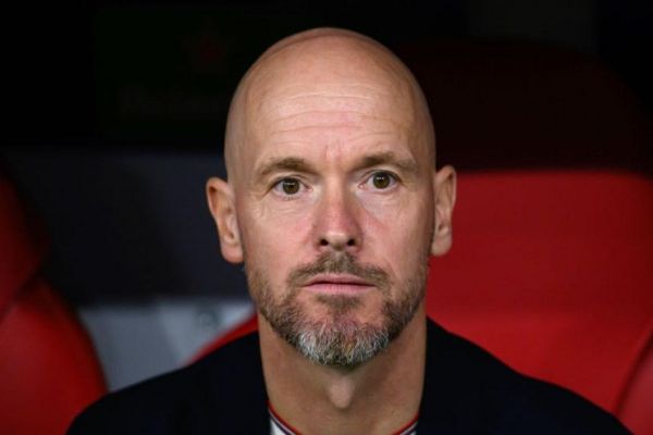 قرار گرفتن بازیکنان منچستر یونایتد در مقابل تن هاگ