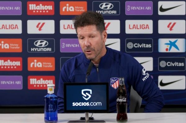 نشست خبری سرمربی اتلتیکو مادرید پیش از تقابل با رئال مادرید