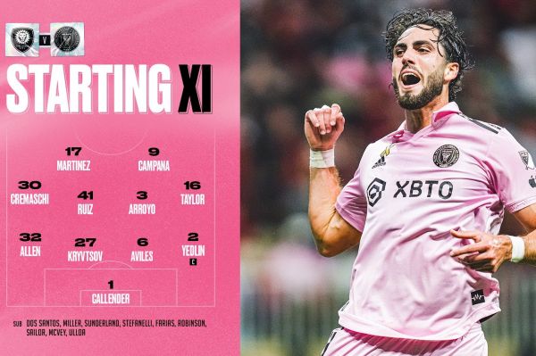  ترکیب اینتر میامی مقابل اورلاندو بدون حضور ستاره ها