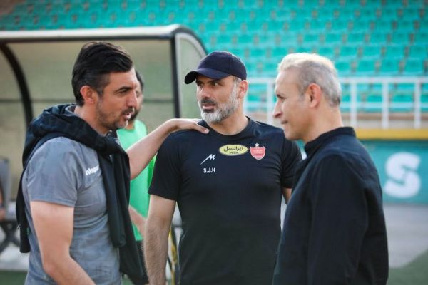  گزارش تصویری  دیدار دوستانه نساجی و پرسپولیس 4 مهر