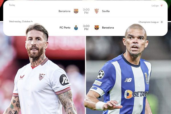  رویارویی بارسلونا با په په و راموس در دو بازی بعدی