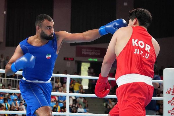 بازیهای آسیایی هانگژو آخرین بوکسور ایران هم به مدال نرسید