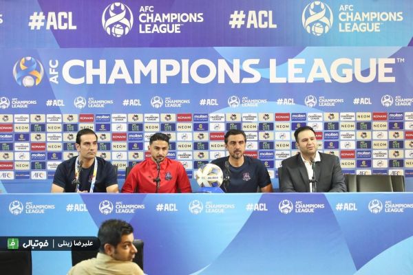  گزارش تصویری  نشست خبری نساجی پیش از دیدار با الهلال