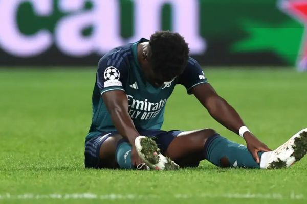  نگرانی جدید آرسنالی‌ها  ساکا به بازی با منچسترسیتی می‌رسد