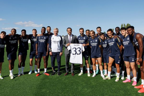  عکس؛ رونمایی رئال مادرید از اسپانسر جدیدش