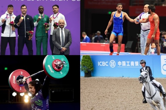 طلای کاراته، نقره کشتی و برنز کبدی عملکرد مدالی کاروان ایران در روز سیزدهم