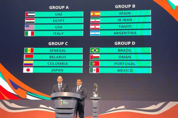  تیم ملی فوتبال ساحلی ایران با اسپانیا، تاهیتی و آرژانتین همگروه شد