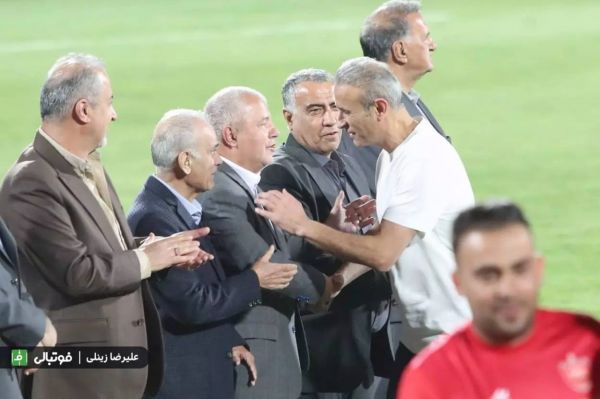 تبریک پروین به یحیی؛ پرافتخارترینها در یک قاب