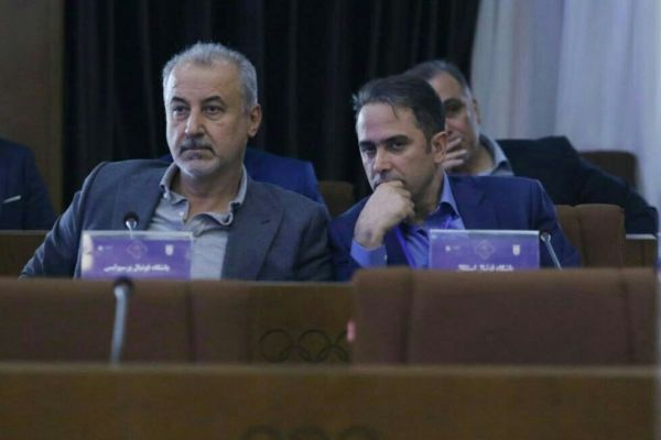  قاب روز؛ مدیران عبوس استقلال و پرسپولیس در کنار هم