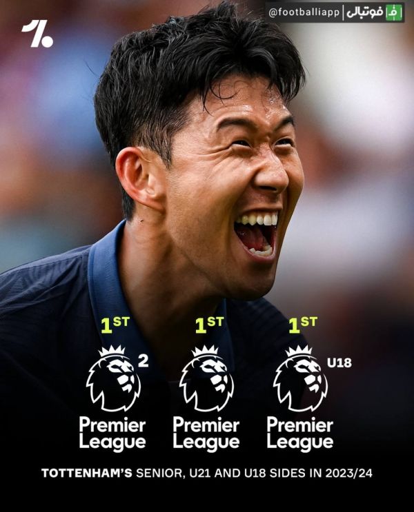  پدیده‌ای که تاتنهام با آن ناآشناست؛ صدرنشینی تیم بزرگسالان، زیر ۲۱ سال و زیر ۱۸ سال