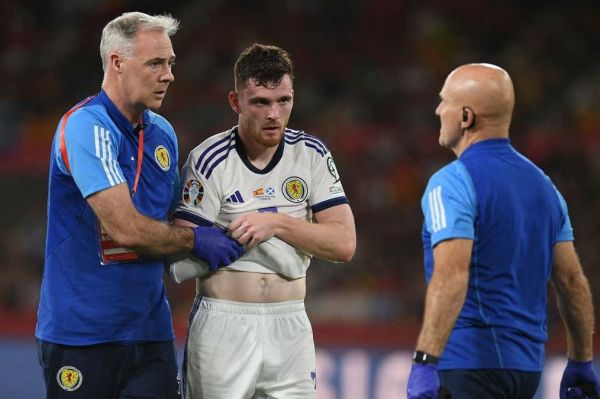 مصدومیت اندرو رابرتسون در بازی های مقدماتی یورو 2024