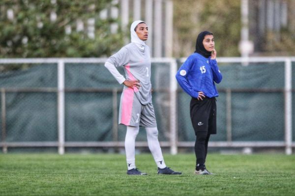  دیدار دوستانه تيم ملى فوتبال زنان با خاتون بم به صورت نیمه تمرینی
