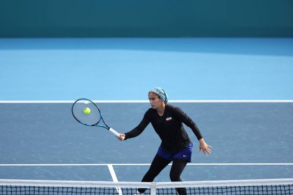 زنان تنیس ایران به اولین پیروزی خود در گروه سه آسیا رسیدند