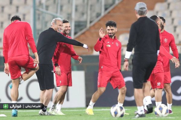  گزارش تصویری  آخرین تمرین پرسپولیس پیش از دیدار مقابل استقلال تاجیکستان