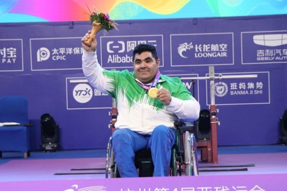  بازی‌های پاراآسیایی  وزنه بردار طلایی ایران  قول می‌دهم در پارالمپیک رکورد جهان را بشکنم