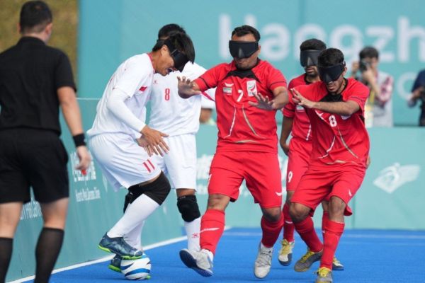  نایب قهرمانی تیم فوتبال نابینایان  یک طلا و یک نقره در دسته فوق سنگین پاراوزنه