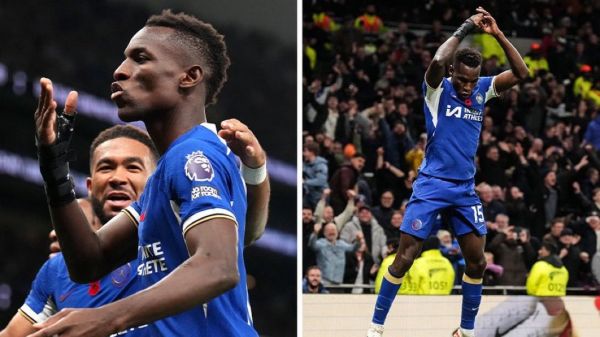 عکس؛ خوشحالی ستاره چلسی به سبک رونالدو پس از هتتریک مقابل تاتنهام