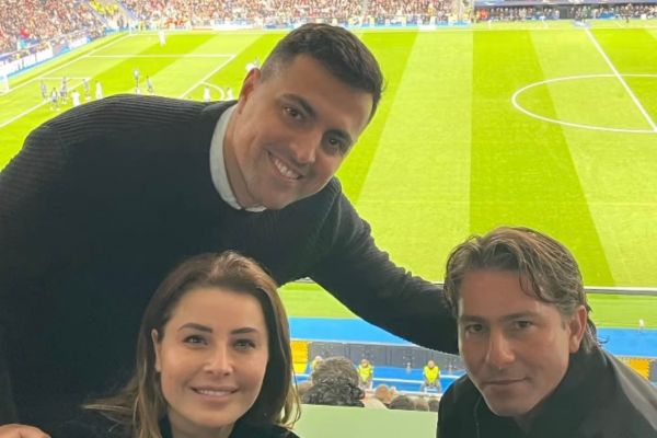 حضور مدیر برنامه هالند در ورزشگاه سانتیاگو برنابئو