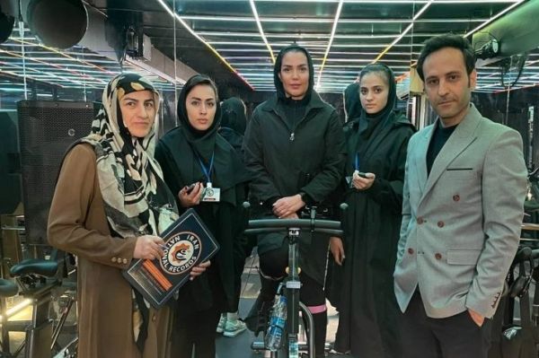 رکورد شکنی بانوی رکابزن ایرانی