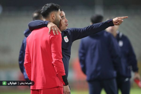 جو شاد تیم ملی با خداداد عزیزی عکس