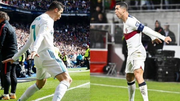 صفحه لالیگا و مقایسه خوشحالی امشب رونالدو با خوشحالی او در رئال مادرید عکس