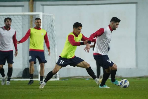  تمرین جالب تیم ملی؛ برخورد صمیمانه   عکس