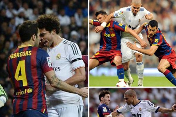 عکس؛ وقتی په په در لباس رئال مادرید به مصاف بارسلونا میرفت