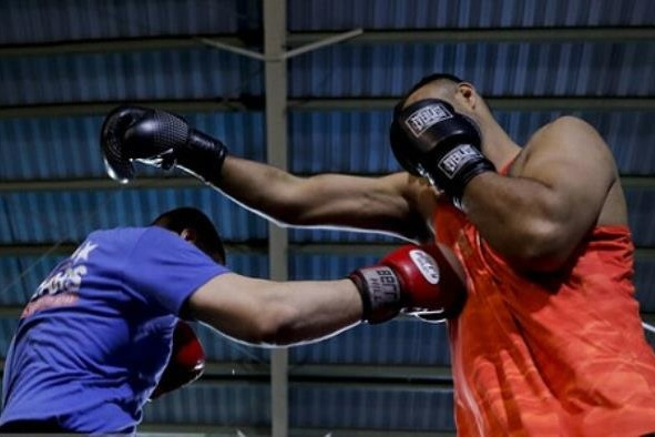 شروع تمرینات تیم ملی بوکس زیر نظر رینالدو سرمربی کوبایی بدون قرارداد تیم ملی را تمرین می دهد