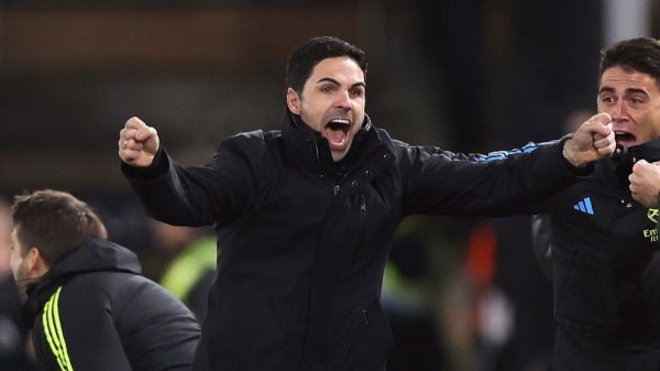 محرومیت عجیب سرمربی آرسنال به دلیل خوشحالی گل پرهیجان