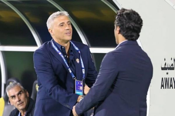 عکس؛ خوش و بش فرهاد مجیدی با اسطوره آرژانتینی فوتبال