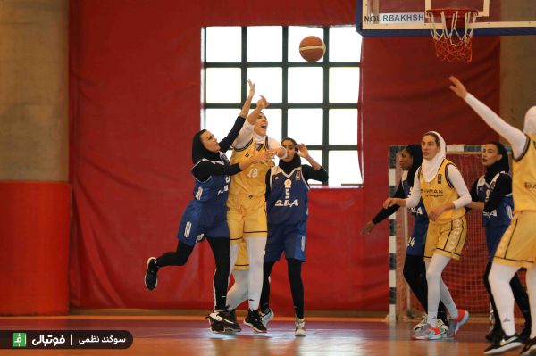 گزارش تصویری اختصاصی دیدار تیمهای بسکتبال بانوان گروه بهمن و آکادمی سحر