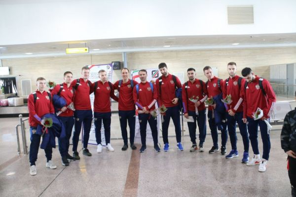  گزارش تصویری  ورود تیم ملی فوتسال روسیه به ایران