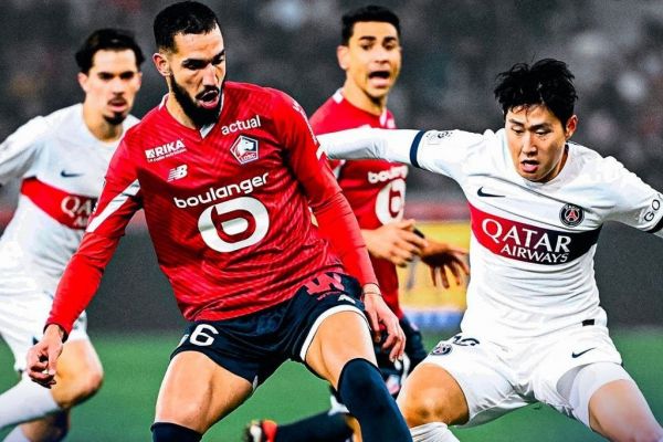  تساوی پاریسن ژرمن مقابل لیل با گلی که در دقیقه 94 خورد