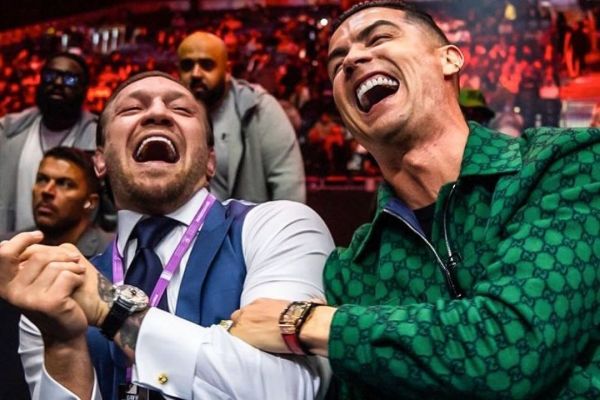  عکس؛ بگو و بخند رونالدو با رزمی‌کار ایرلندی