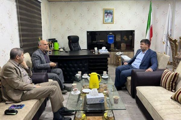  دیدار سرپرست باشگاه فولاد و رئیس هیات فوتبال خوزستان