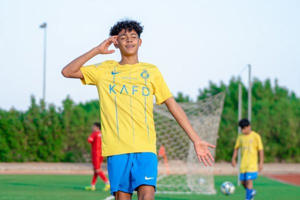 خوشحالی ویژهای که پسر رونالدو آن را انجام میدهد