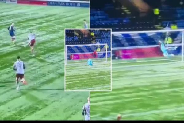 اتفاق جالب در لیگ اسکاتلند گلزنی دروازه بان ذخیره با شوت 30 متری