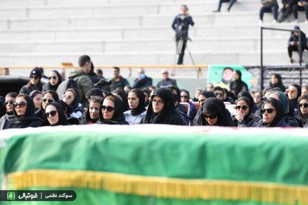 گزارش تصویری اختصاصی/ مراسم تشییع پیکر زنده یاد ملیکا محمدی
