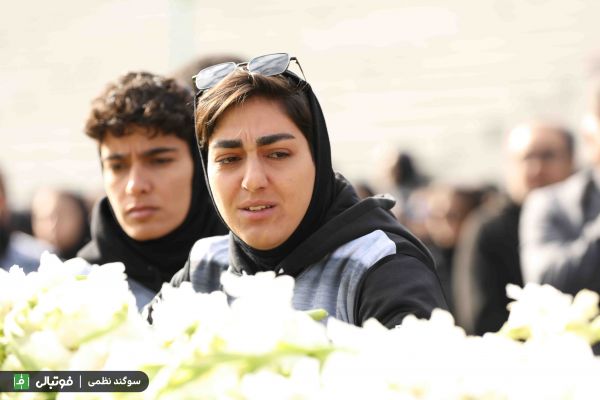 گزارش تصویری اختصاصی/ مراسم تشییع پیکر زنده یاد ملیکا محمدی