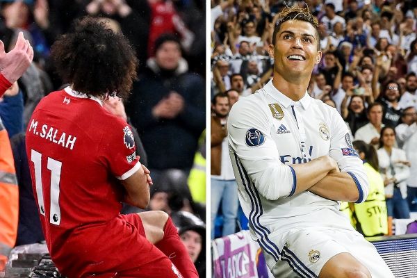 عکس؛ محمد صلاح و انجام یکی از خوشحالیهای رونالدو