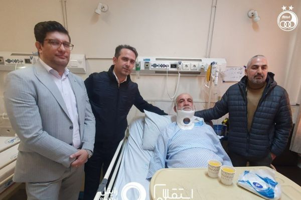 عیادت خطیر از پیشکسوت استقلال