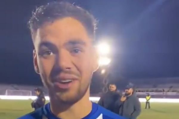  بازیکنی که می‌خواست پیراهن مودریچ را بگیرد اما پیراهن رودریگو را گرفت