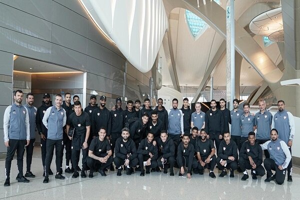  کاروان تیم فوتبال امارات وارد قطر شد