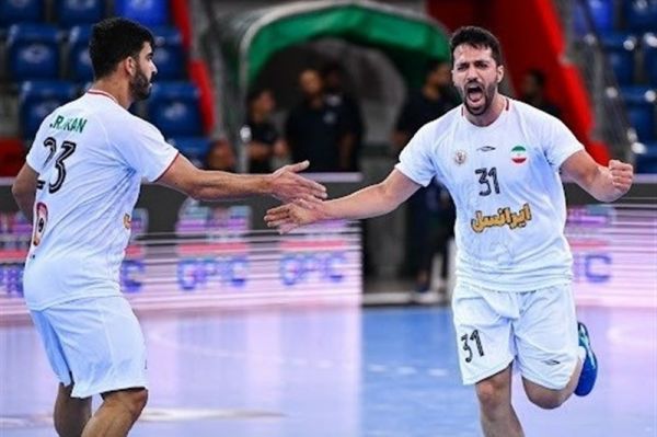  هندبال قهرمانی آسیا  پیروزی تیم ملی هندبال ایران برابر چین
