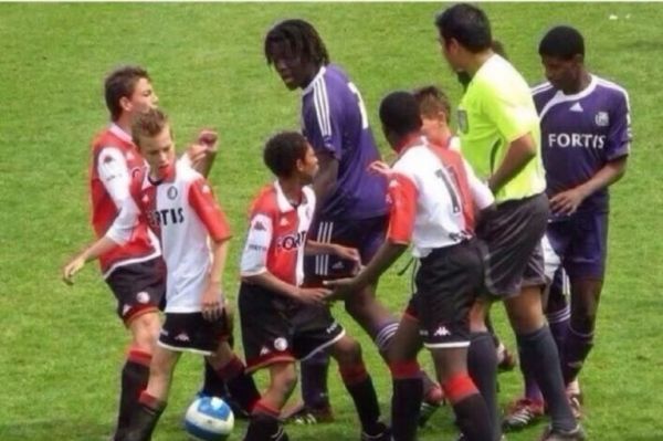 عکس؛ وقتی لوکاکو در 13 سالگی از همسن هایش بزرگتر بود