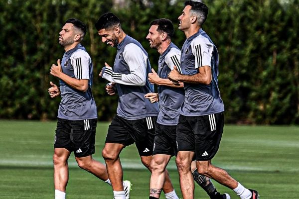  عکس؛ تمرین چهار بازیکن سابق بارسلونا در اینتر میامی