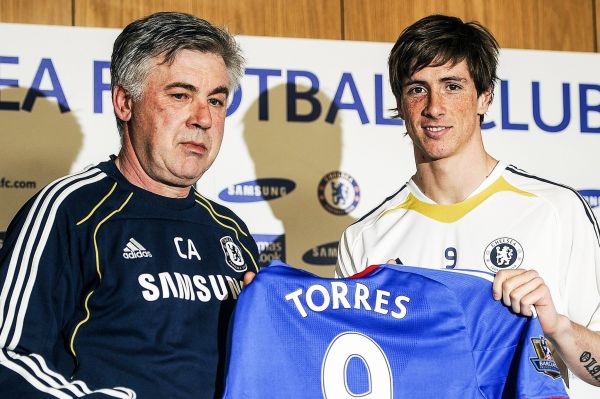  عکس؛ وقتی فرناندو تورس بازیکن تیم آنچلوتی شده بود