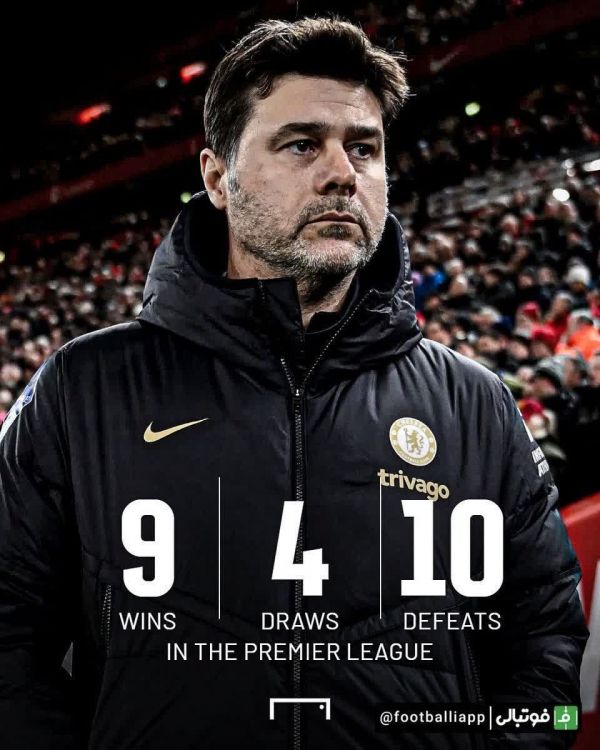  اینفوگرافی  عملکرد ضعیف چلسی در این فصل لیگ برتر انگلیس