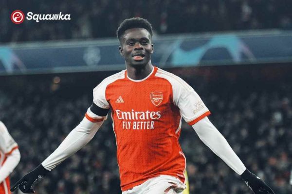  عملکرد بی نظیر بوکایو ساکا در ۵ بازی اخیر آرسنال