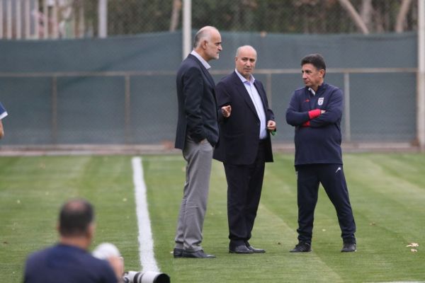 بازدید رییس و نایب رییس فدراسیون از مرکز ملی فوتبال